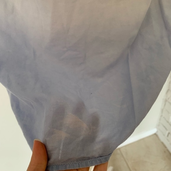 Zara Lacy Embroidered Purple Ombré Dress Size M - Picture 3 of 10